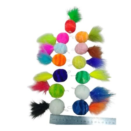 Feather tail Pompoms