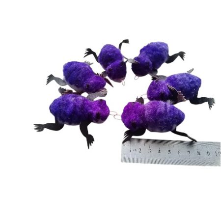 Purple/White Woolly Frogs
