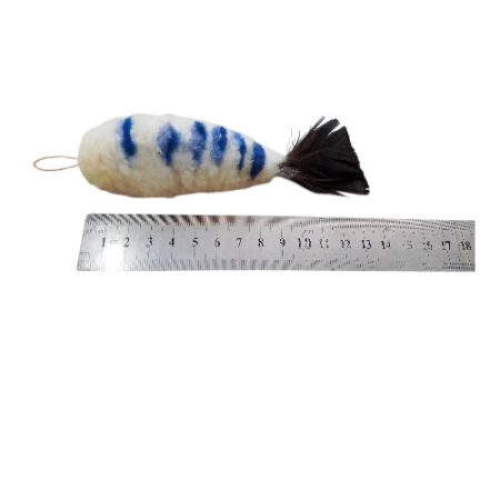 Butterfly Larvae white/blue